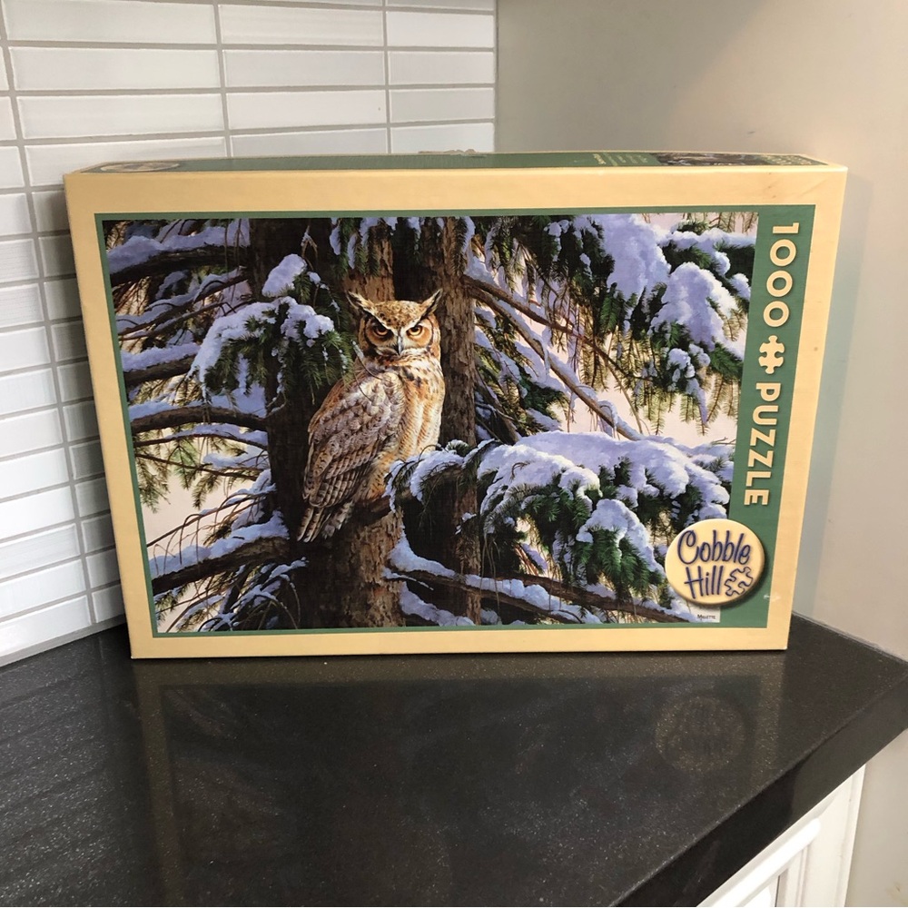 Cobble Hill Snowy Perch 1000 piece puzzle